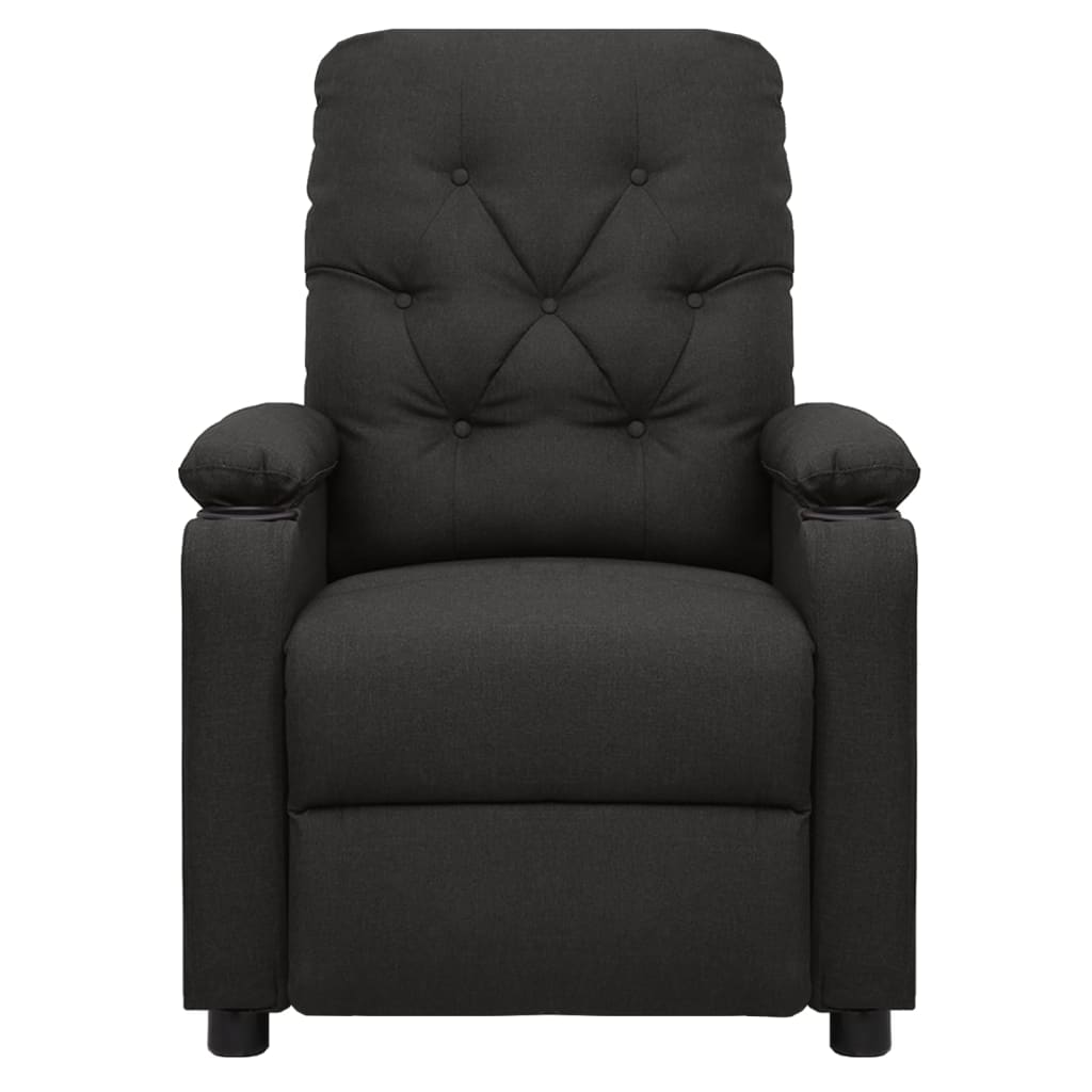Massagesessel Schwarz Stoff
