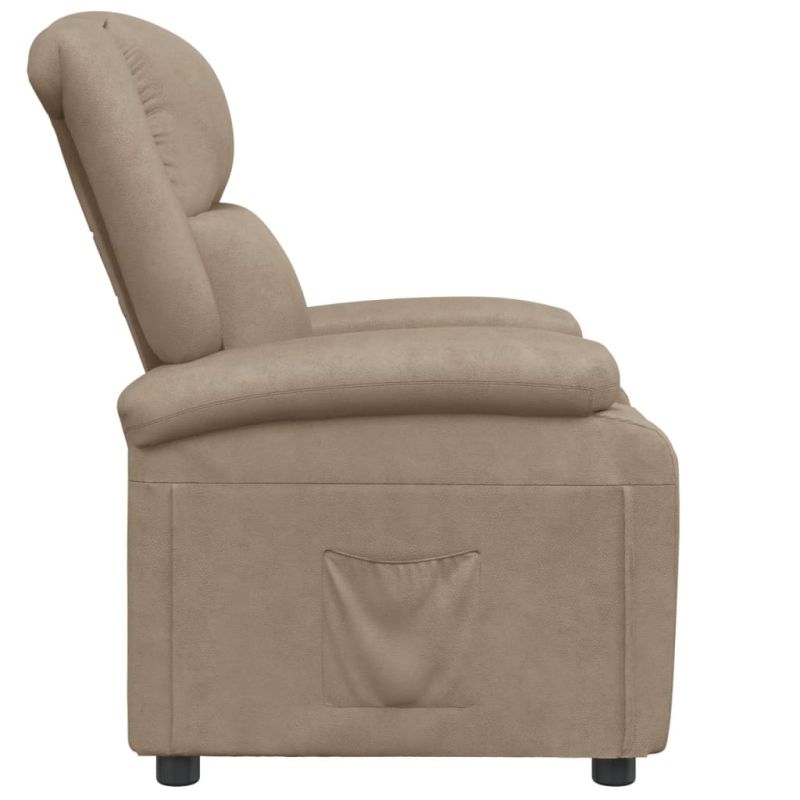 Relaxsessel Cappuccino-Braun Kunstleder