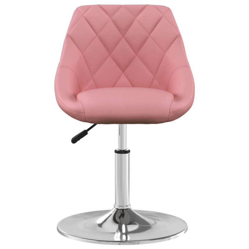 Esszimmerstühle 4 Stk. Drehbar Rosa Samt