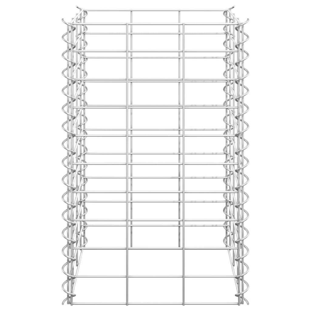 Gabionen-Hochbeete 3 Stk. 30x30x50 cm Eisen