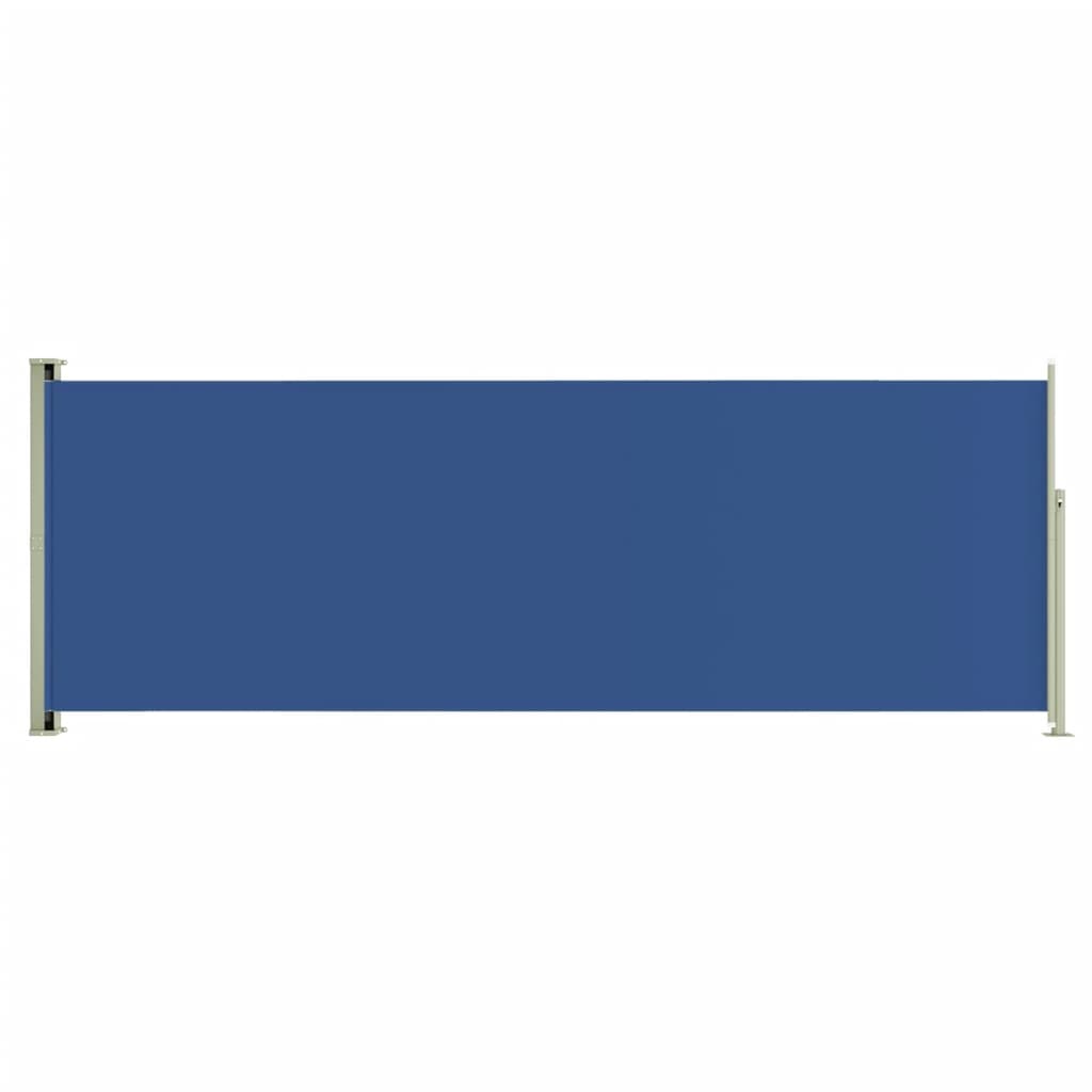 Seitenmarkise Ausziehbar 220x600 cm Blau