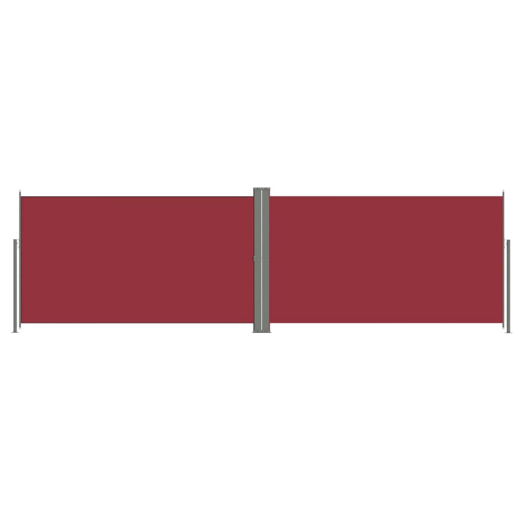 Seitenmarkise Ausziehbar Rot 180x600 cm