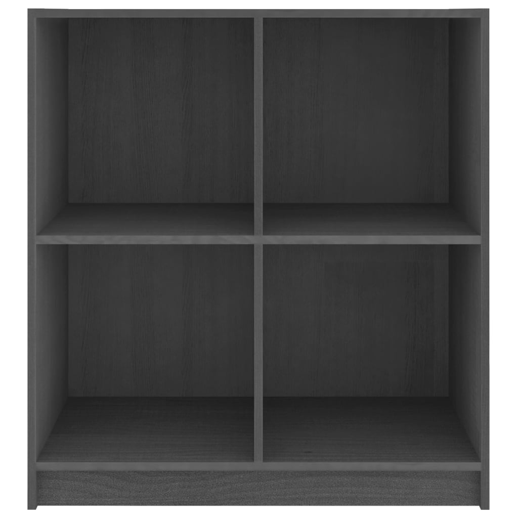 Sideboard Grau 70x33x76 cm Massivholz Kiefer