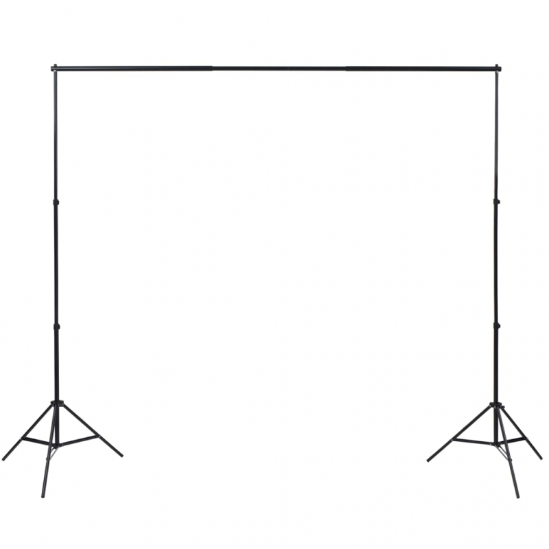 Fotostudio-Set mit Beleuchtung, Hintergrund und Reflektor