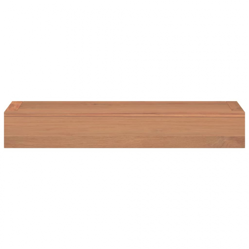 Wandregale 2 Stk. 40x15x4 cm Massivholz Teak