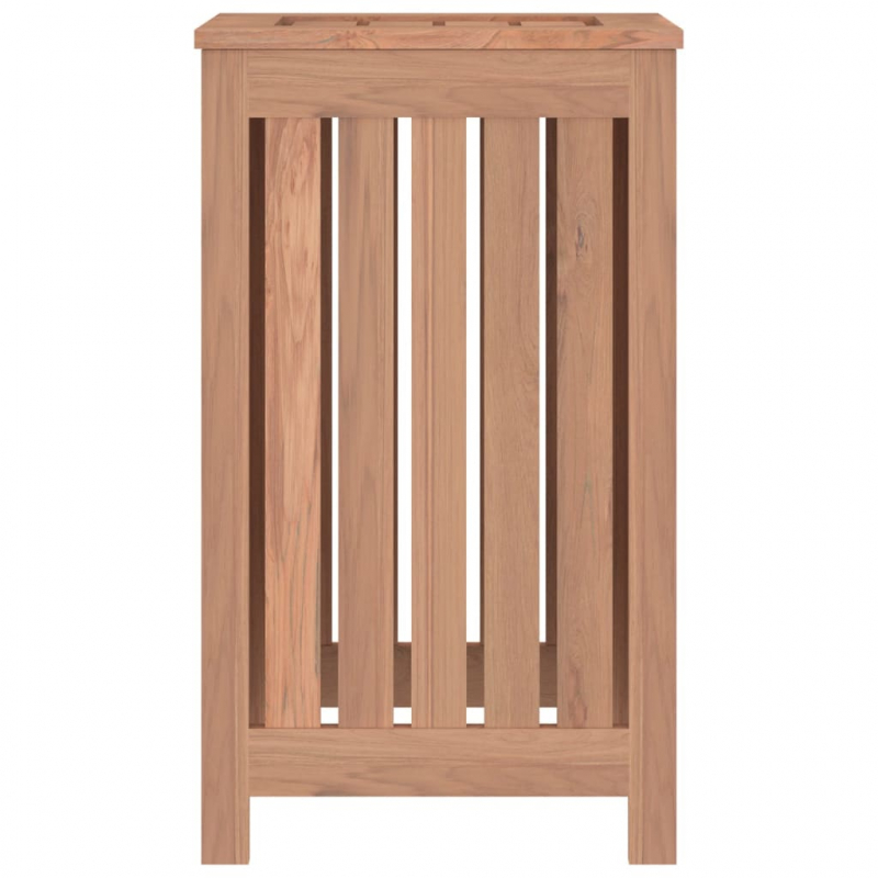 Wäschebehälter 35x25x60 cm Massivholz Teak