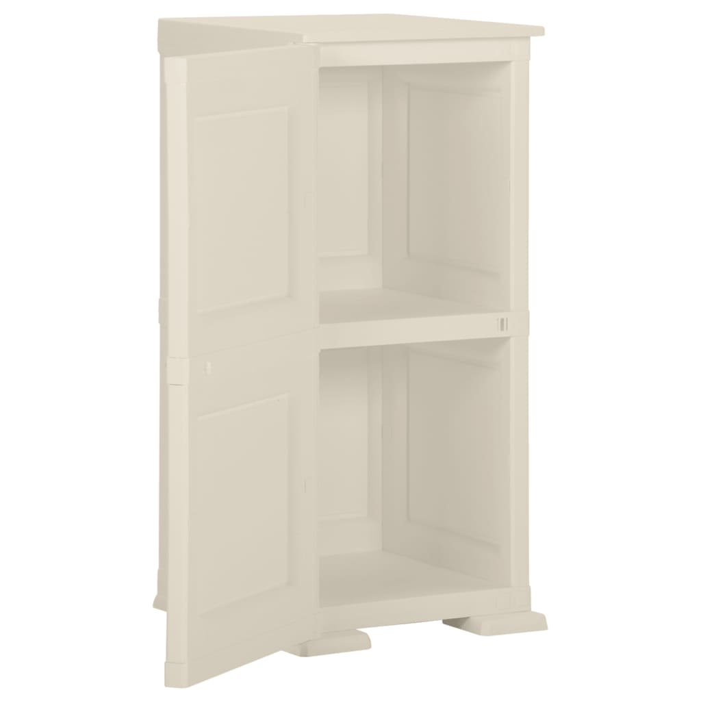 Kunststoffschrank 40x43x85,5 cm Holzdesign Vanilleeis