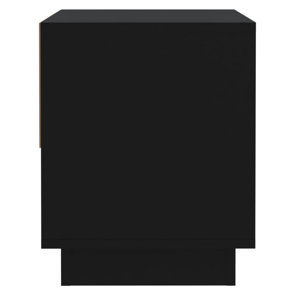 Nachttische 2 Stk. Schwarz 45x34x44 cm Holzwerkstoff