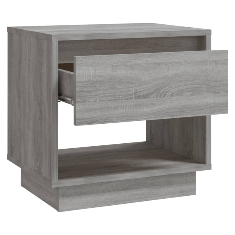 Nachttisch Grau Sonoma 45x34x44 cm Holzwerkstoff