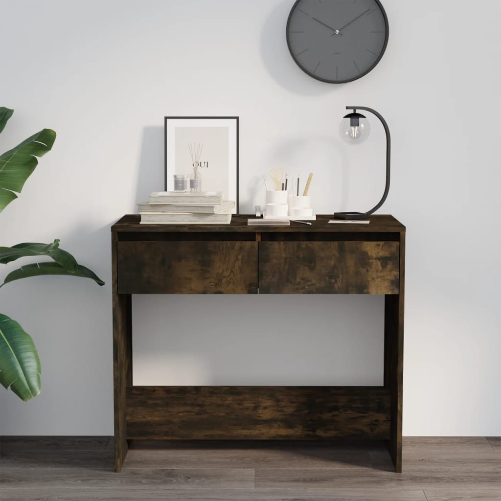 Konsolentisch Räuchereiche 89x41x76,5 cm Holzwerkstoff
