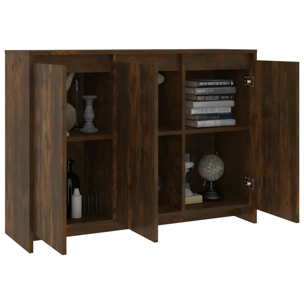 Sideboard Räuchereiche 102x33x75 cm Holzwerkstoff