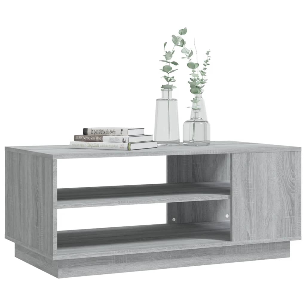 Couchtisch Grau Sonoma 102x55x43 cm Holzwerkstoff