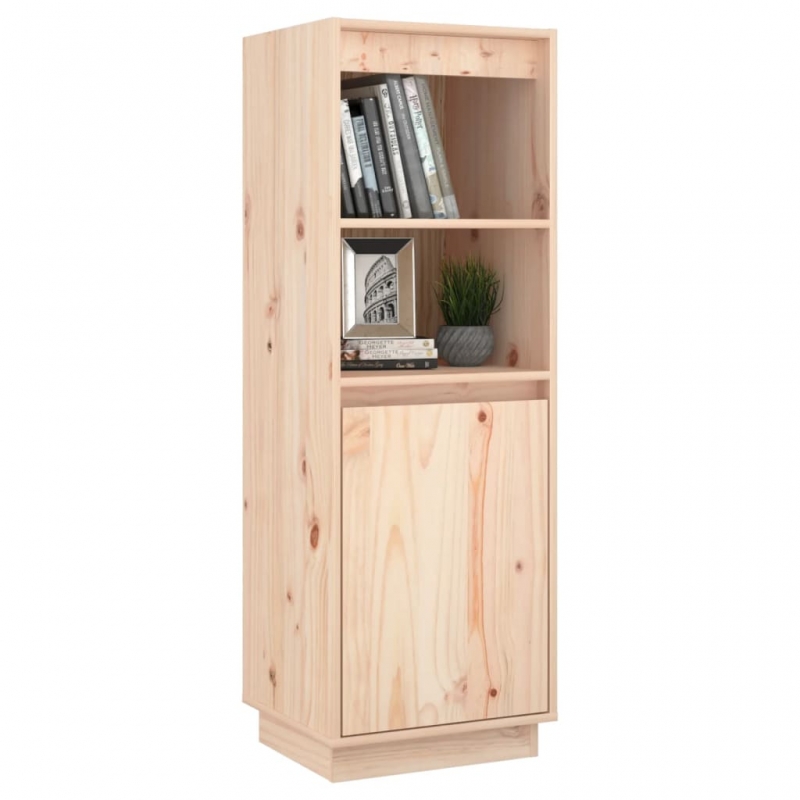 Highboard 37x34x110 cm Massivholz Kiefer