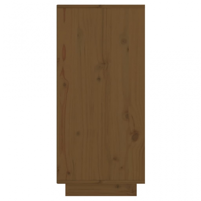 Sideboard Honigbraun 60x34x75 cm Massivholz Kiefer