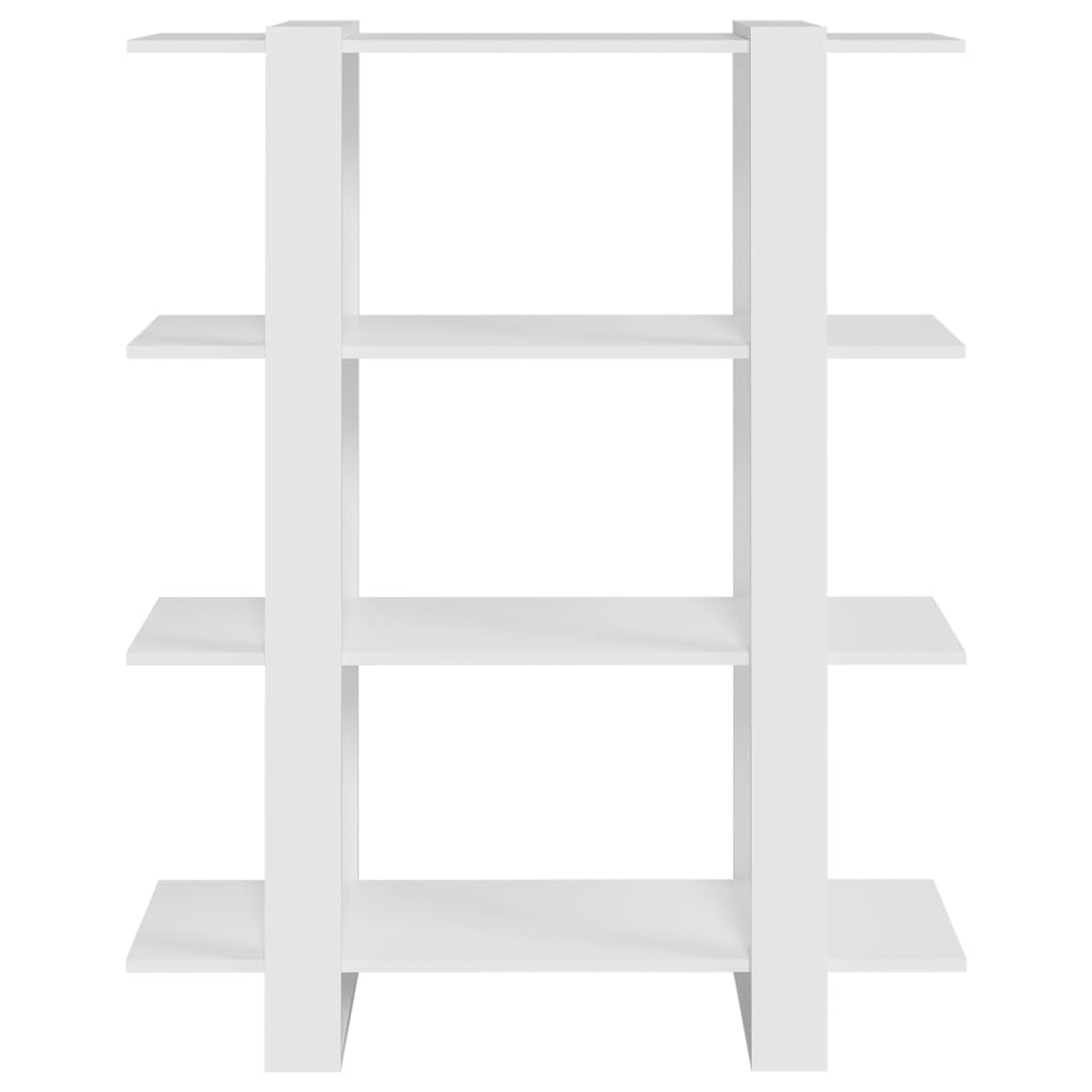 Bücherregal/Raumteiler Weiß 100x30x123,5 cm