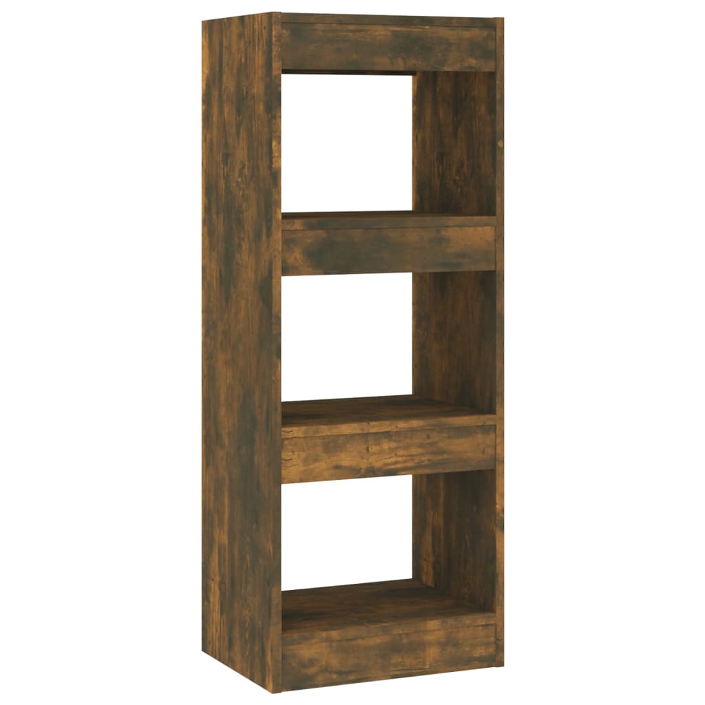 Bücherregal/Raumteiler Räuchereiche 40x30x103 cm Holzwerkstoff