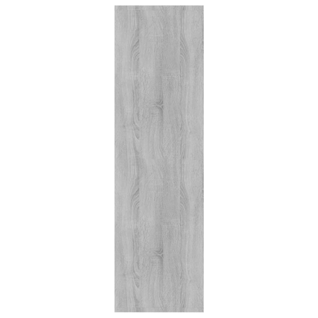 Bücherregal/Raumteiler Grau Sonoma 80x30x103 cm Holzwerkstoff