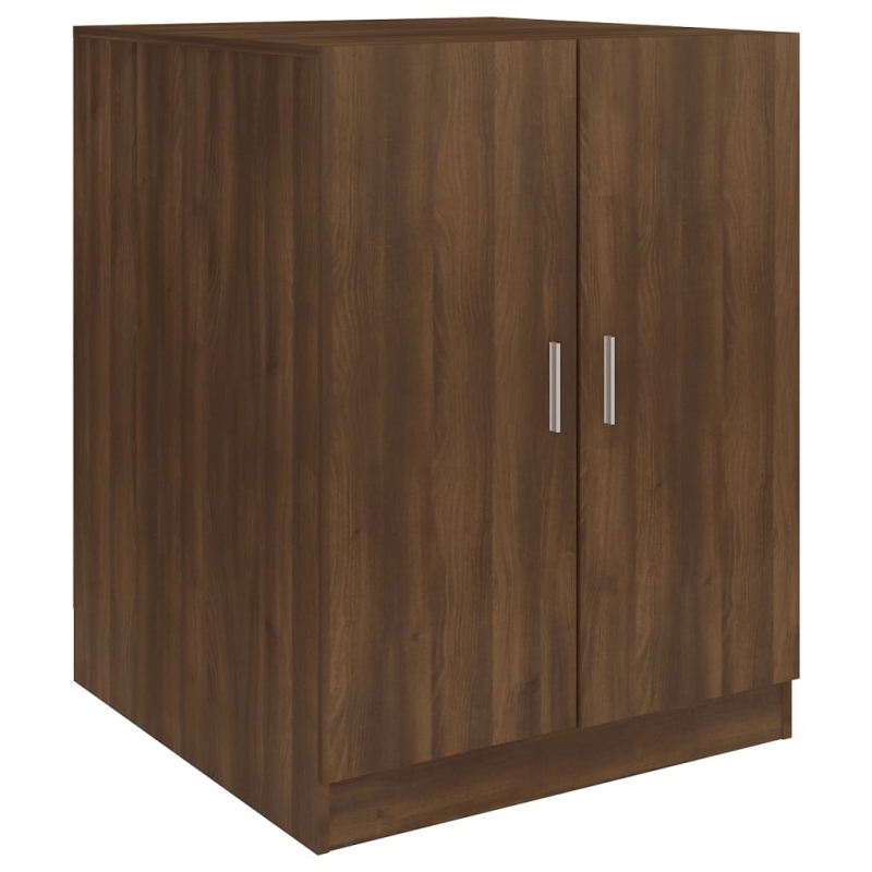 Waschmaschinenschrank Braun Eichen-Optik 71x71,5x91,5 cm