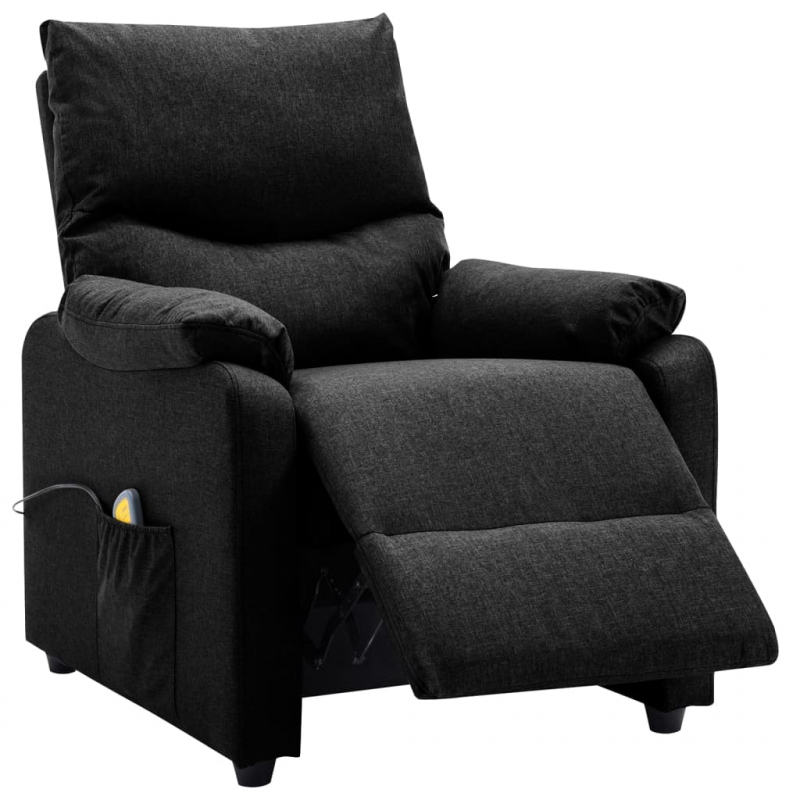 Massagesessel Schwarz Stoff