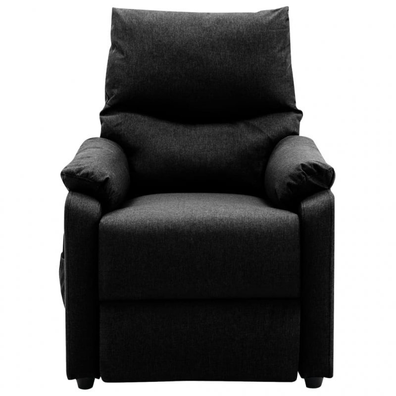 Massagesessel Schwarz Stoff
