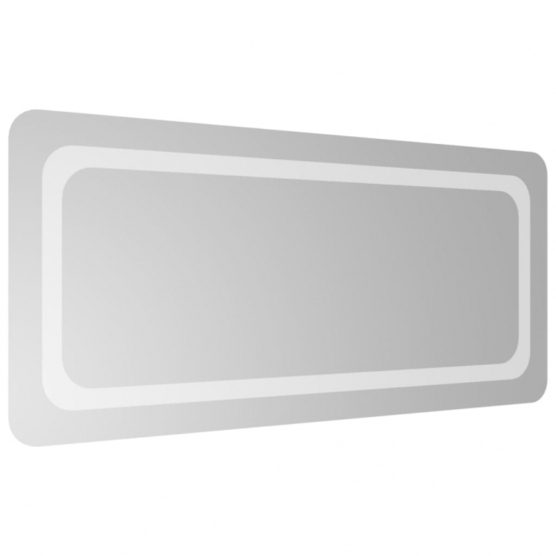 LED-Badspiegel 90x40 cm