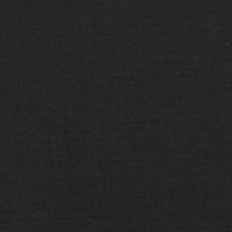 Relaxsessel mit Hocker Schwarz Stoff