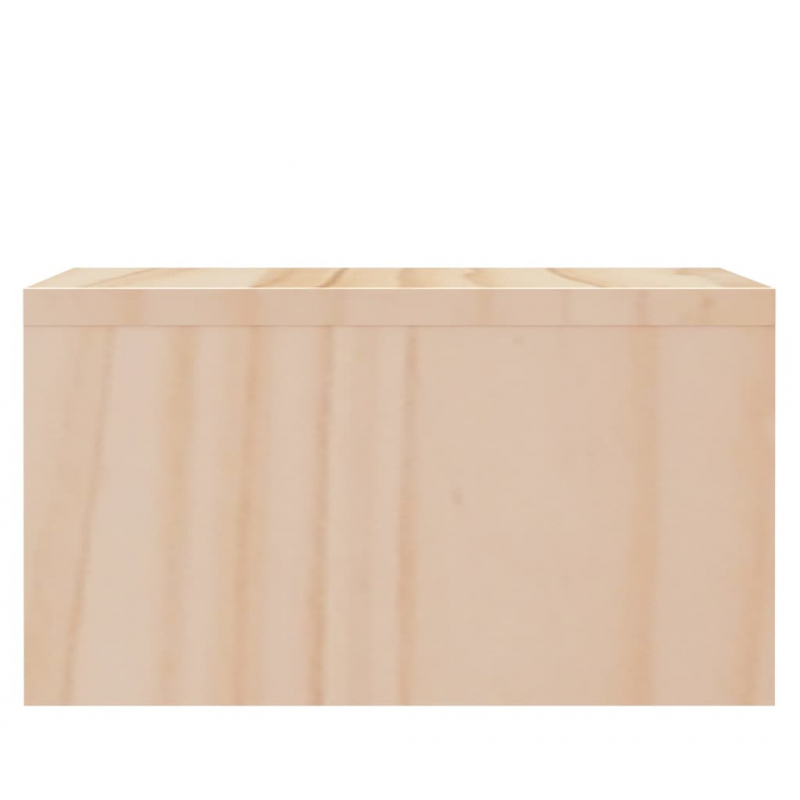 Monitorständer 50x27x15 cm Massivholz Kiefer