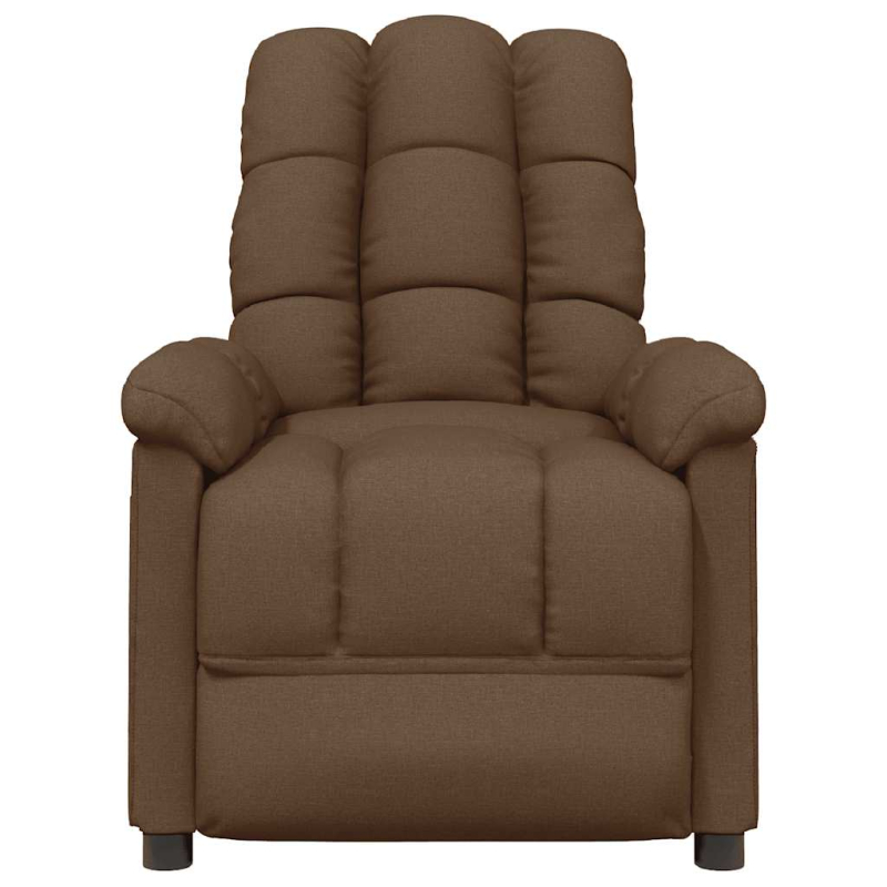 Massagesessel Braun Stoff
