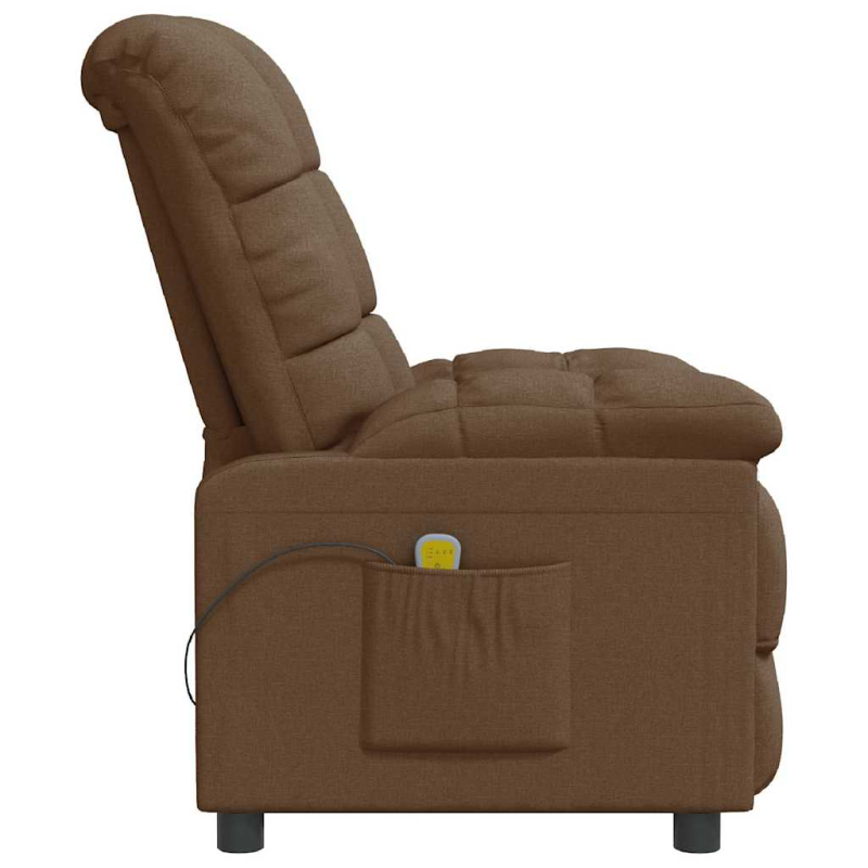 Massagesessel Braun Stoff