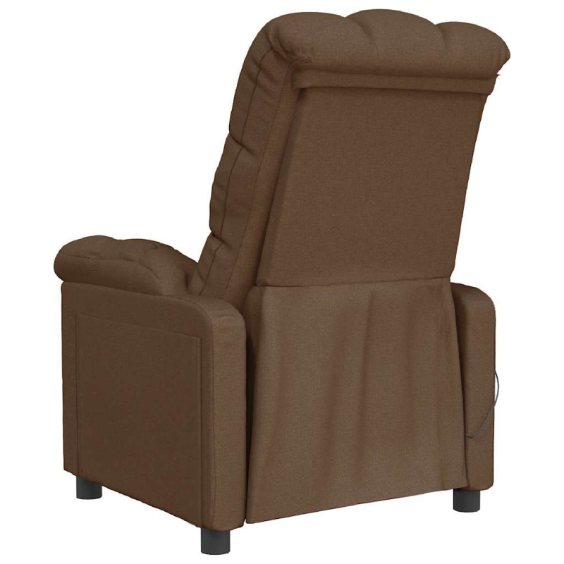 Massagesessel Braun Stoff