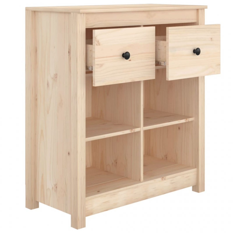 Sideboard 70x35x80 cm Massivholz Kiefer