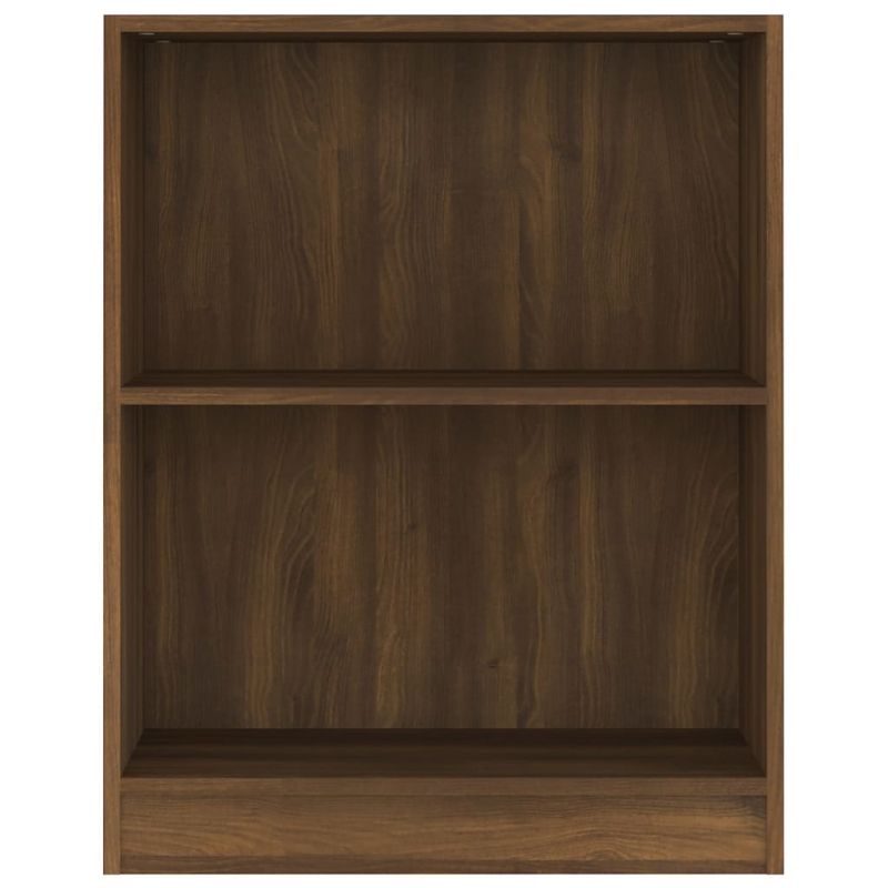 Bücherregal Braun Eichen-Optik 60x24x76 cm Holzwerkstoff