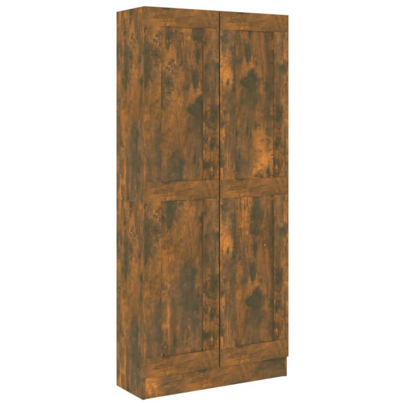 Badezimmerschrank Räuchereiche 82,5x30,5x185,5 cm Holzwerkstoff