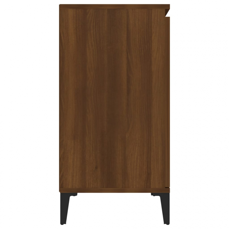 Sideboard Braun Eichen-Optik 104x35x70 cm Holzwerkstoff