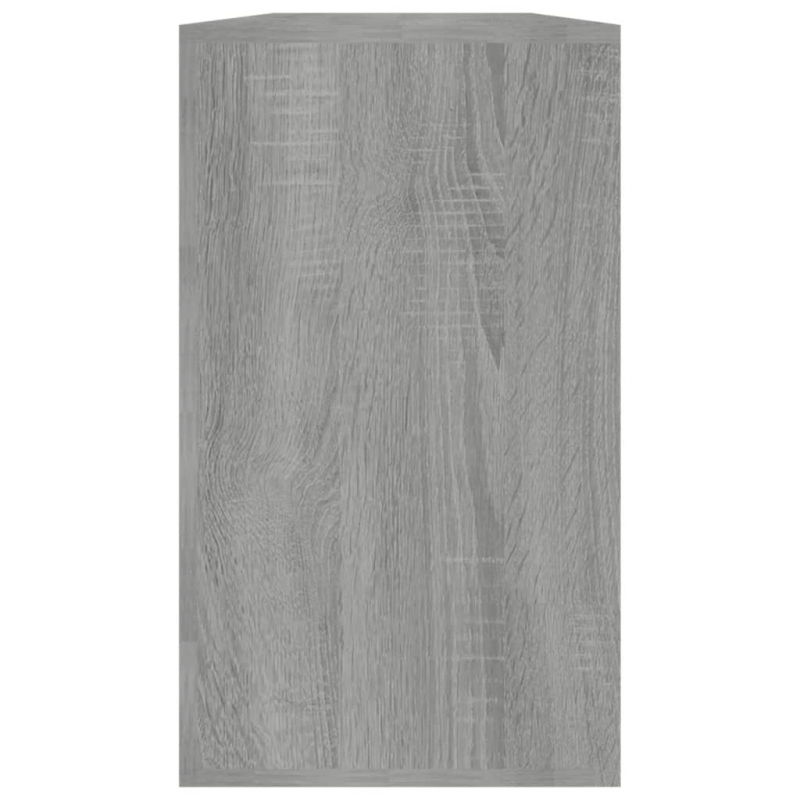 Schuhbank Grau Sonoma 80x24x45 cm Holzwerkstoff