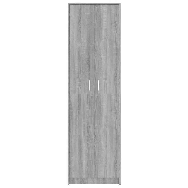 Garderobenschrank Grau Sonoma 55x25x189 cm Holzwerkstoff