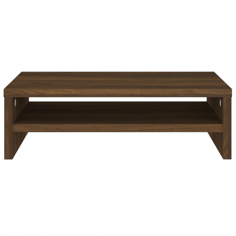 Monitorständer Braun Eichen-Optik 42x24x13 cm Holzwerkstoff