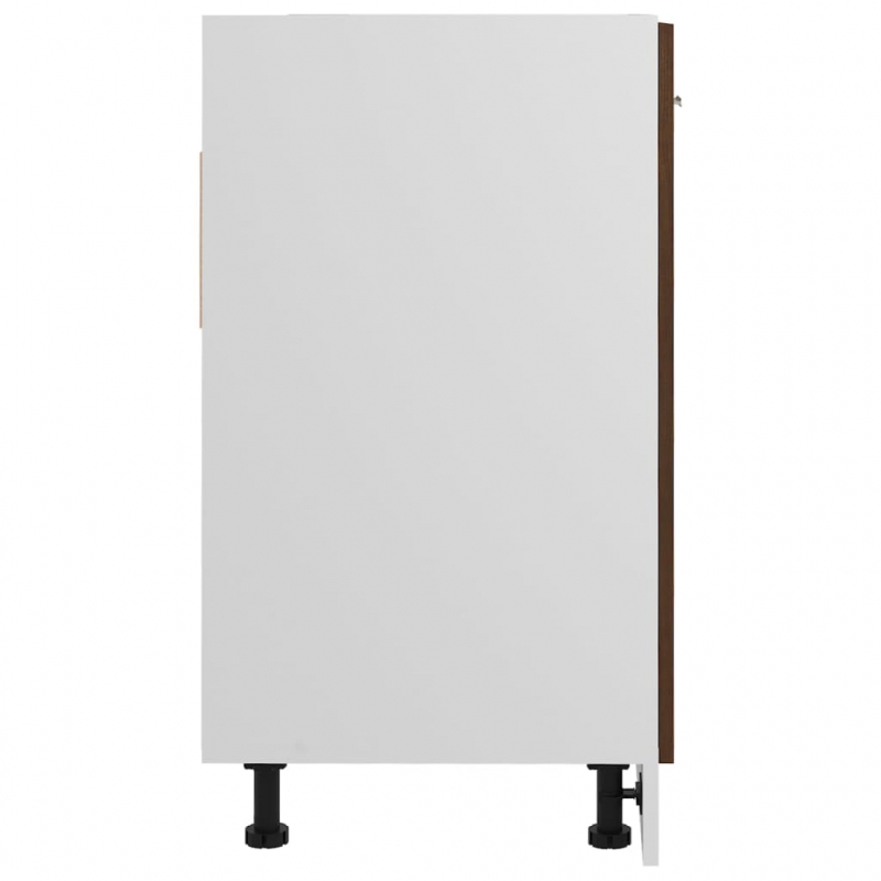 Spülenunterschrank Lyon Braun Eiche-Optik 80x46x81,5cm Holzwerkstoff