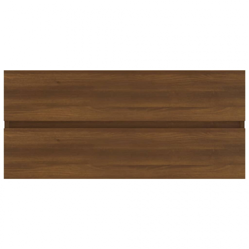 Waschbeckenunterschrank Eiche-Optik 100x38,5x45cm Holzwerkstoff