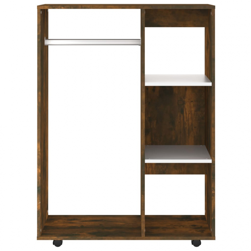 Kleiderschrank Räuchereiche 80x40x110 cm Holzwerkstoff