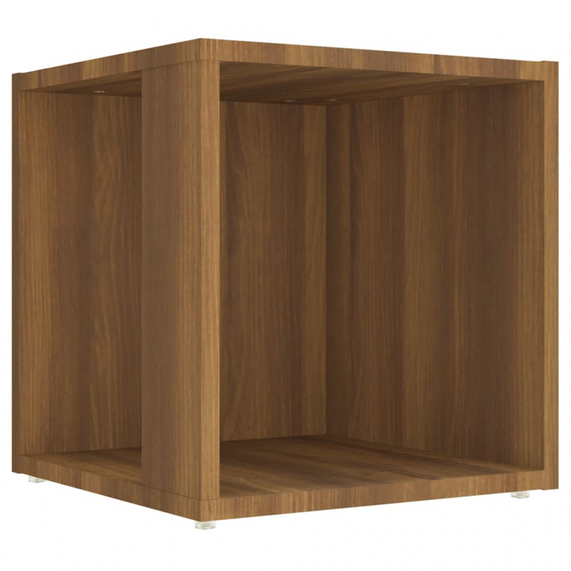 Beistelltisch Braun Eichen-Optik 33x33x34,5 cm Holzwerkstoff