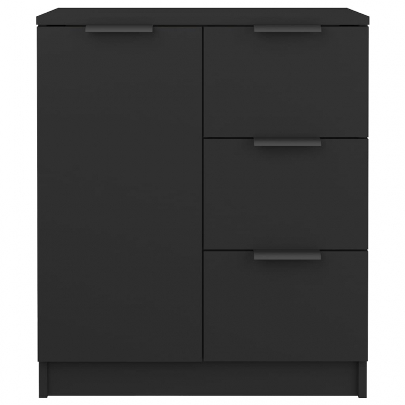 Sideboard Schwarz 60x30x70 cm Holzwerkstoff