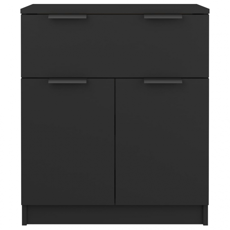 Sideboard Schwarz 60x30x70 cm Holzwerkstoff