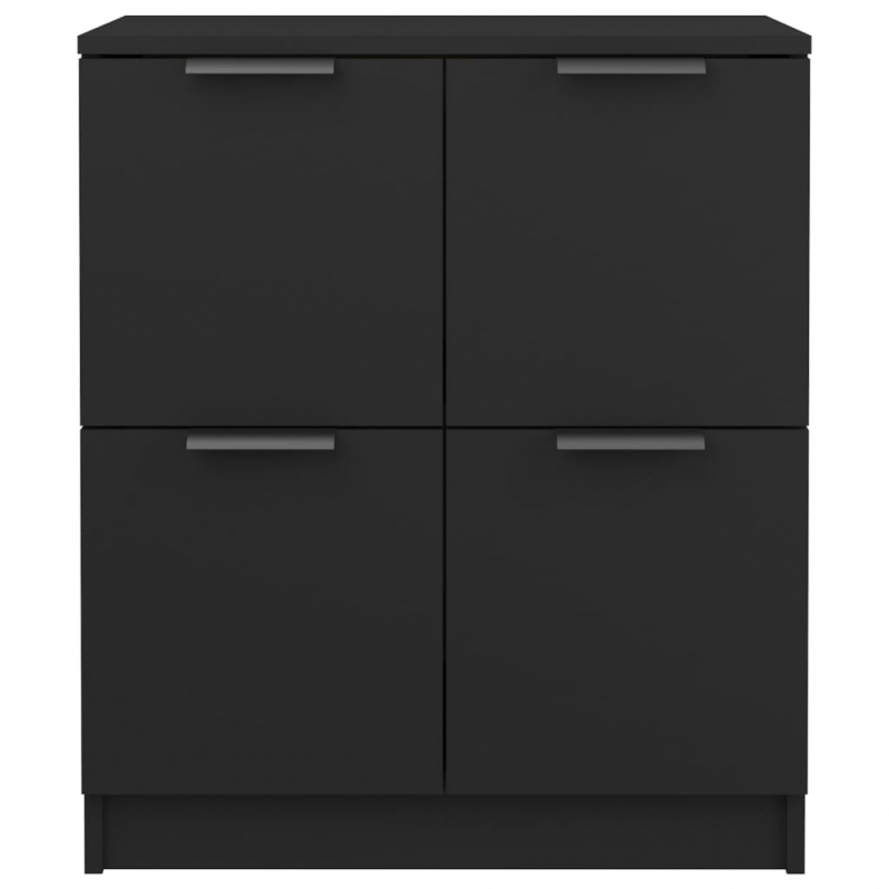 Sideboard Schwarz 60x30x70 cm Holzwerkstoff