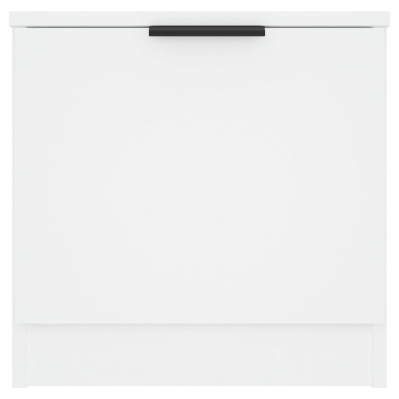 Nachttische 2 Stk. Weiß 40x39x40 cm