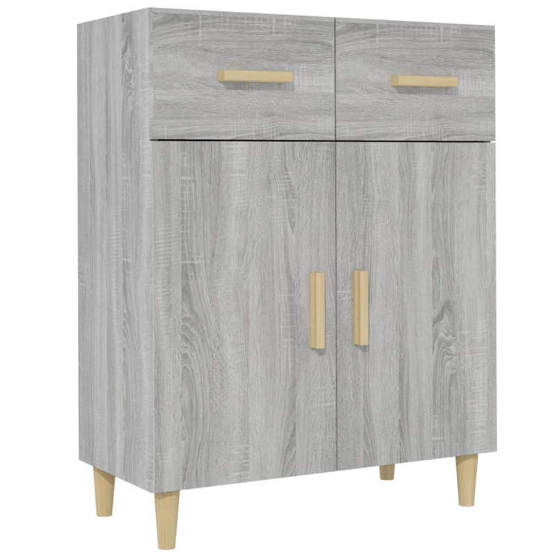 Sideboard Grau Sonoma 69,5x34x89 cm Holzwerkstoff