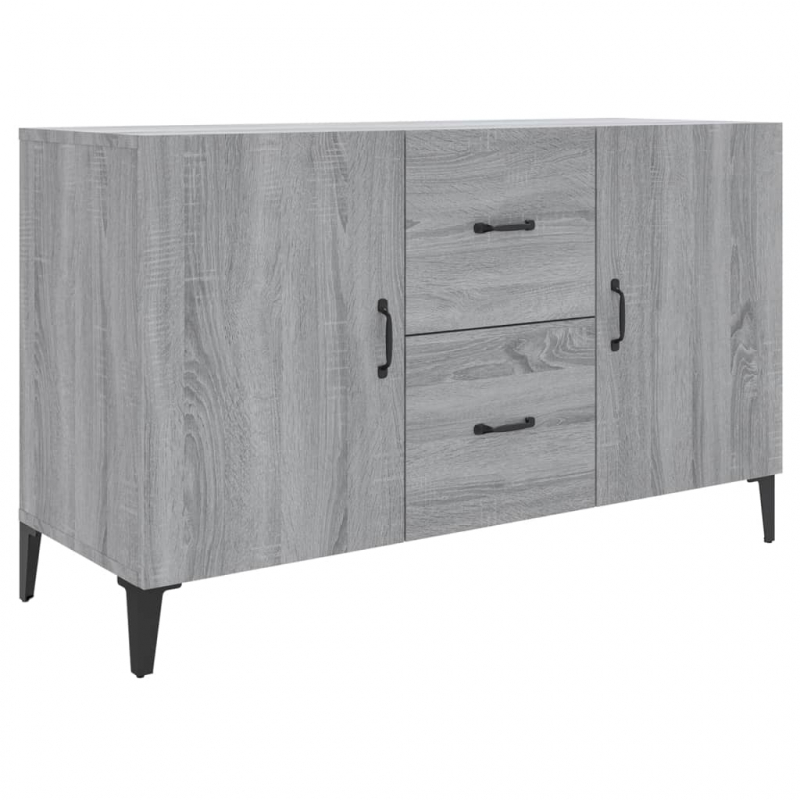 Sideboard Grau Sonoma 100x36x60 cm Holzwerkstoff