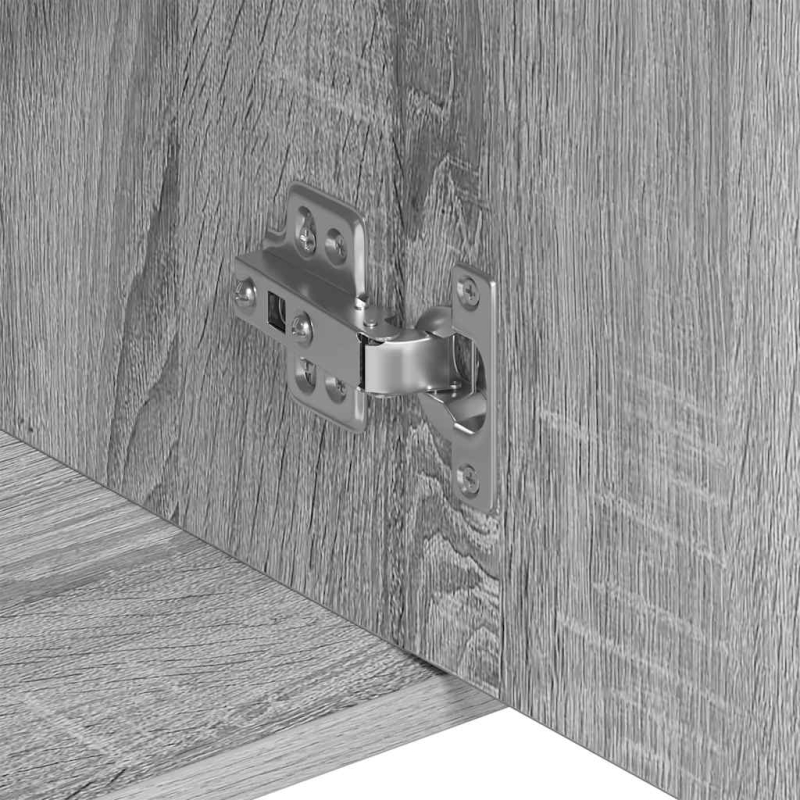 Sideboard Grau Sonoma 88x30x70 cm Holzwerkstoff