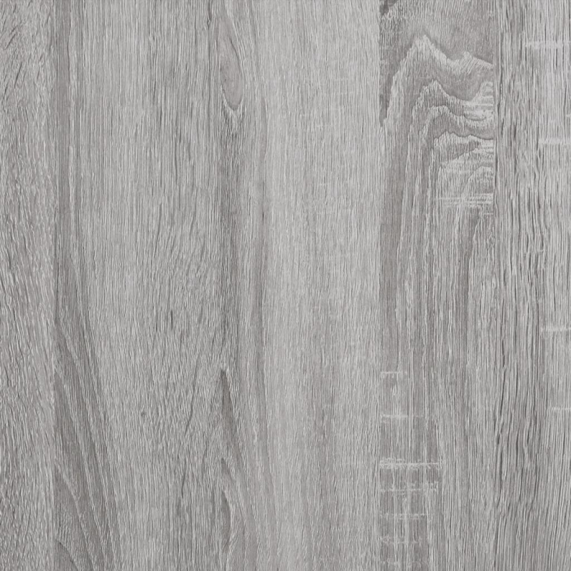 Eckschreibtisch Grau Sonoma 120x140x75 cm Holzwerkstoff