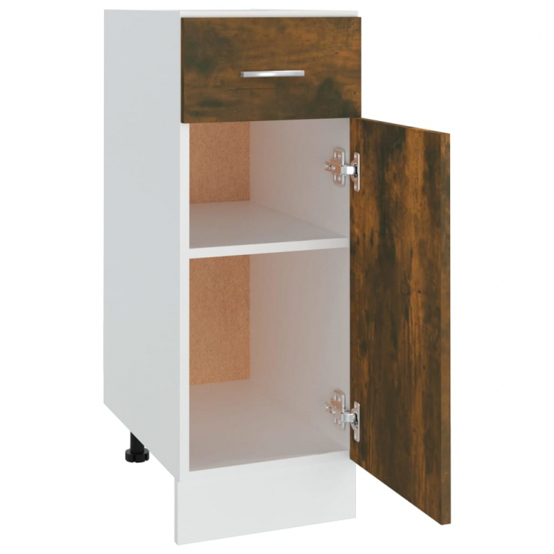 Unterschrank mit Schublade Lyon Räuchereiche 30x46x81,5 cm